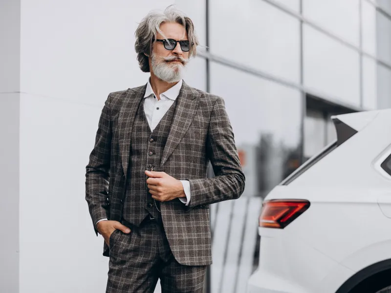 Pensionar, elegant cu pensie mare - Foto: Freepik