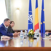 Preşedintele Iohannis cere OMV să înceapă urgent exploatările offshore în perimetrul Neptun Deep. / Foto: presidency.ro