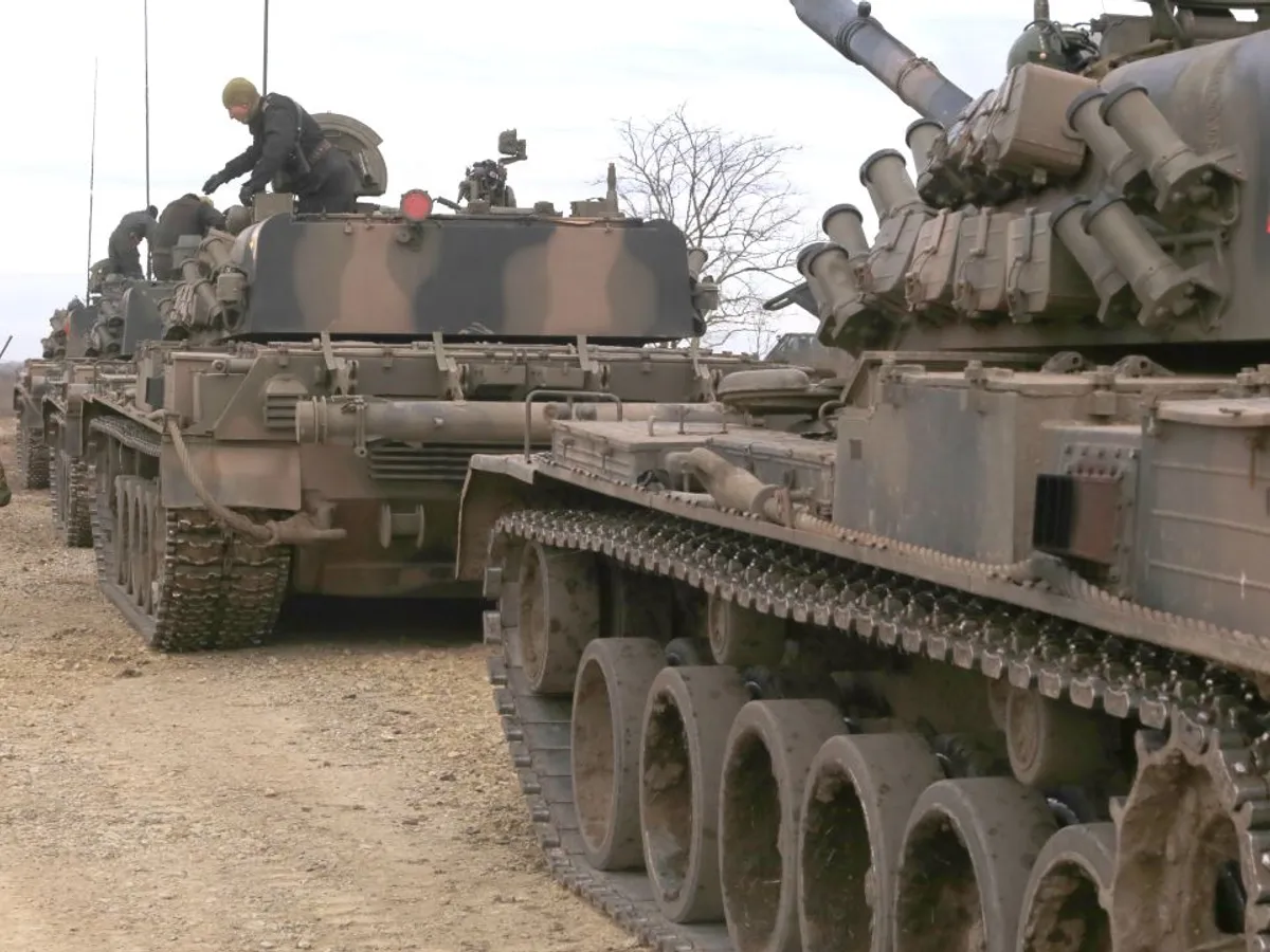 Mișcări militare spectaculoase în România: tancuri românești și americane, exercițiu comun la Galați