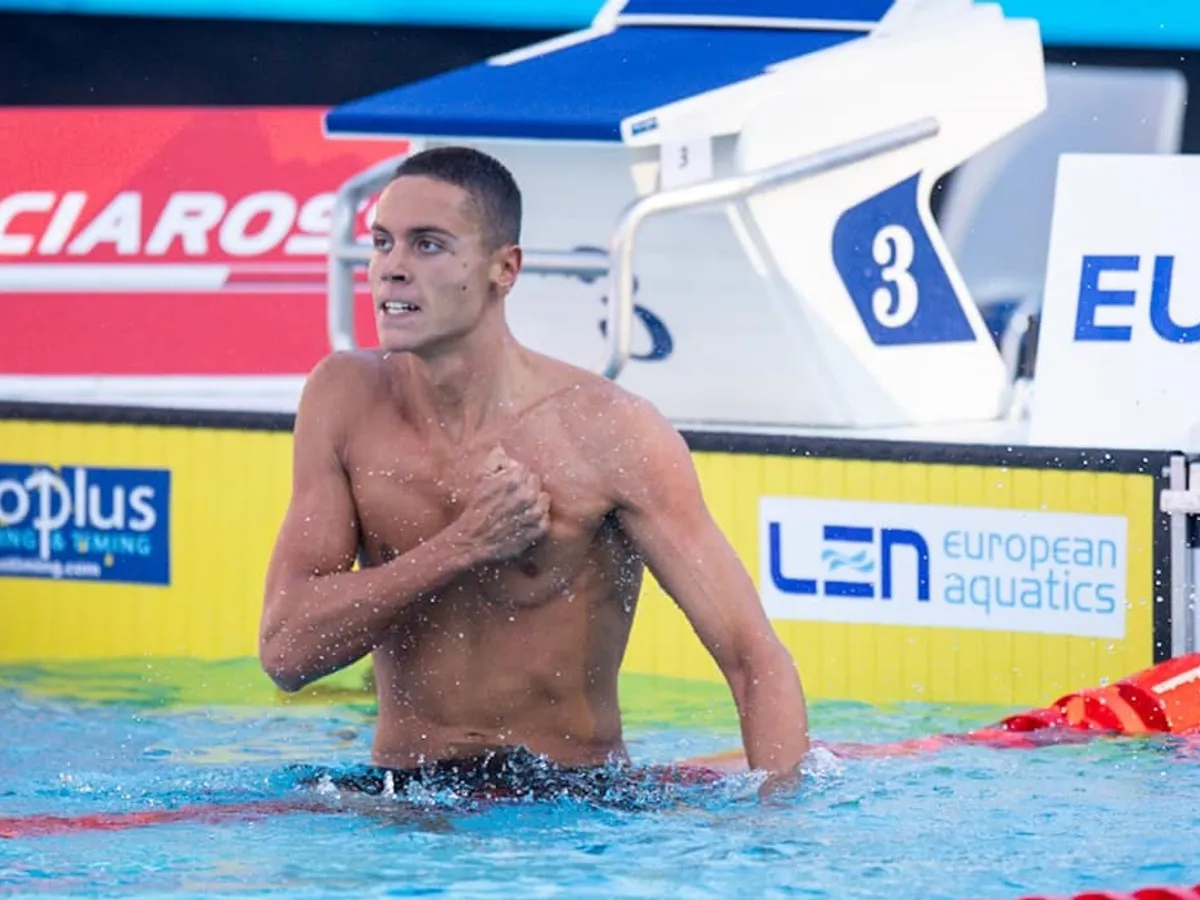 David Popovici, campion mondial și european la natație Foto: Facebook/David Popovici