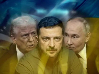 Zelenski, Putin și Trump - Foto: Profimedia Images