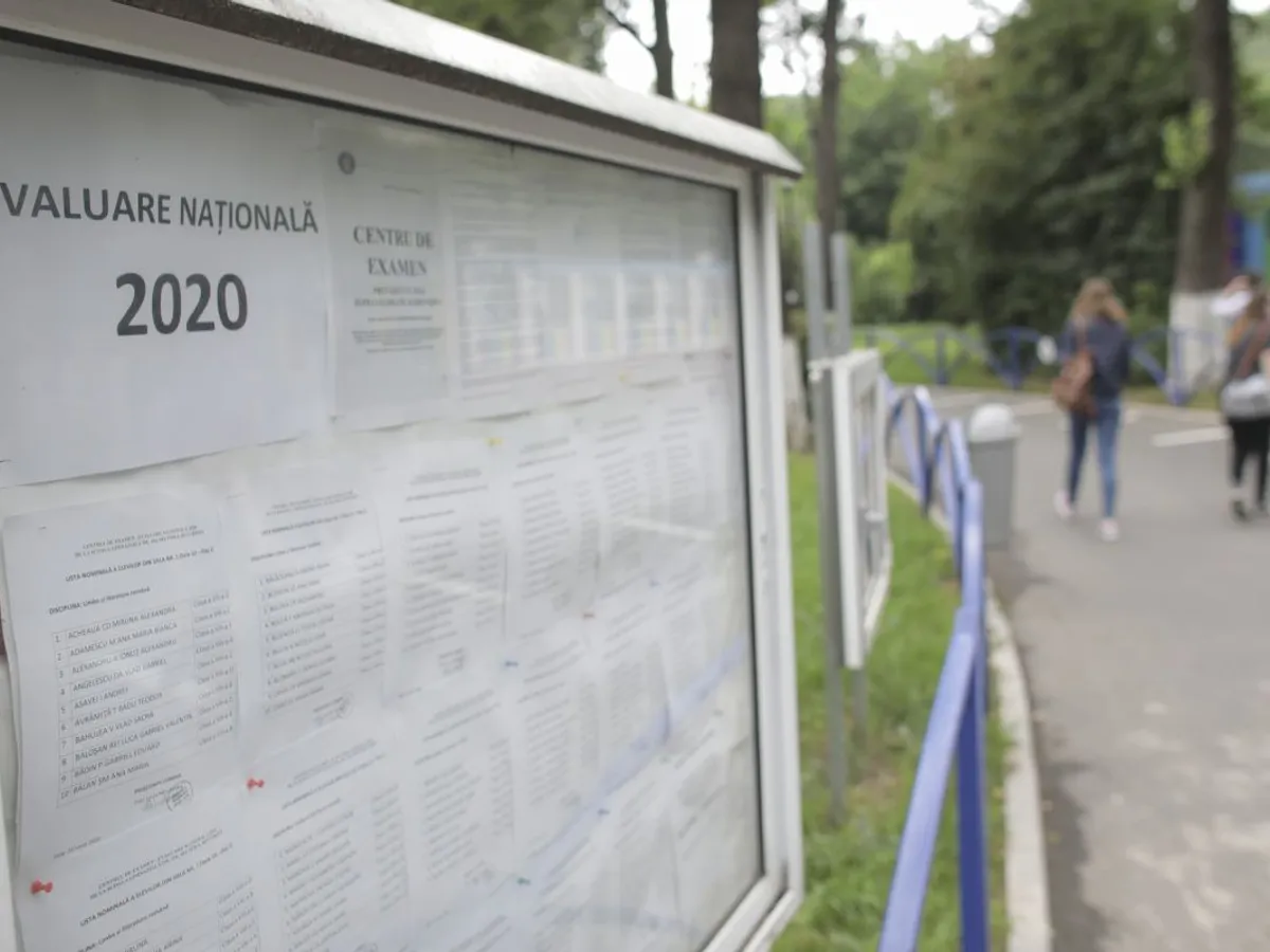 Imagine de la un centru de examen pentru Evaluarea Naţională - Foto: INQUAM PHOTOS/Octav Ganea