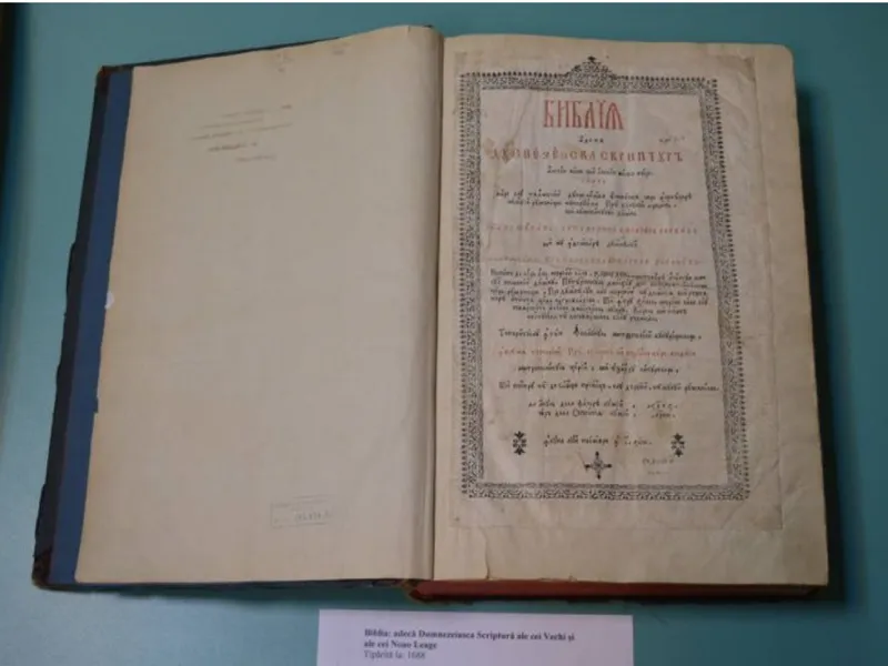 Zilele Europene ale Patrimoniului la Iași. „Biblia de la Bucureşti” va fi adusă în Capitala Moldovei - FOTO: