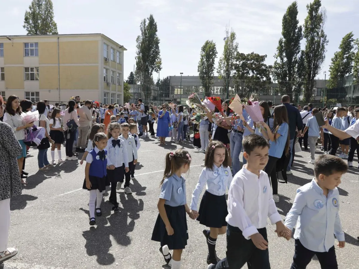 Deschiderea anului şcolar la Şcoala Gimnazială Orizont - Foto: INQUAM PHOTOS/Mălina Norocea