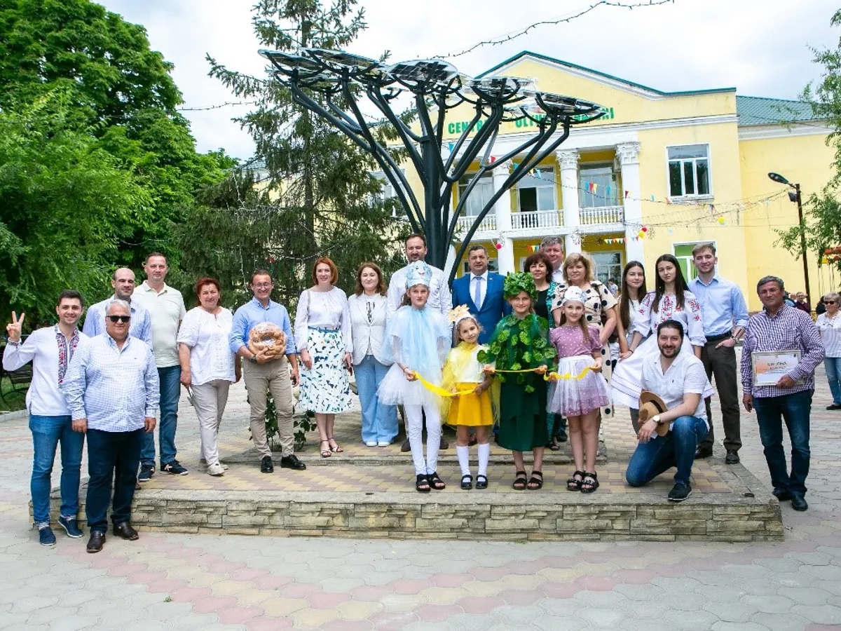 Satul Văleni, primul Smart Village din Rep. Moldova și Estul Europei ce dispune de arbore solar
