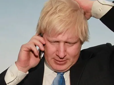 Numărul de telefon mobil personal al lui Boris Johnson, disponibil pe internet de 15 ani. Foto Getty Images