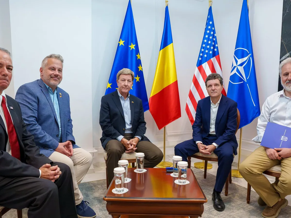 Nicusor Dan și delegatia americana