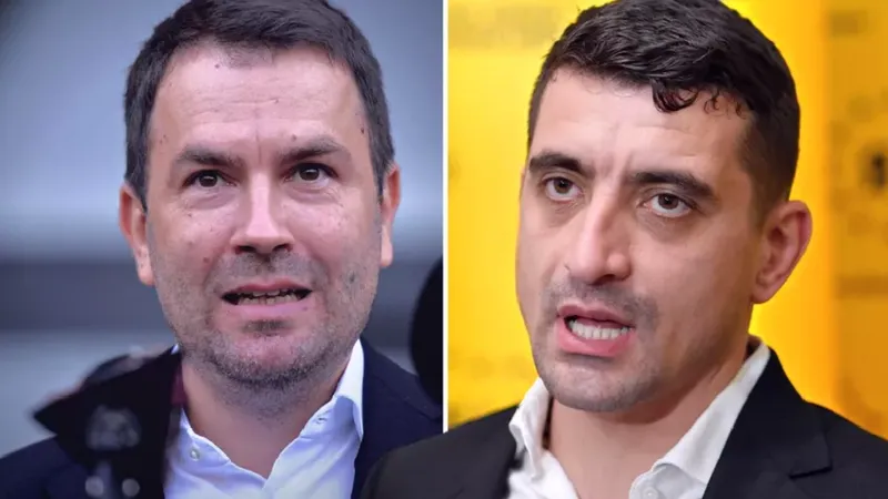 Cătălin Drulă (USR) și George SImion (AUR) se bat pentru partidele lor/ Foto colaj: Fanatik