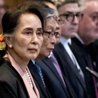 Lidera de facto a guvernului civil Aung San Suu Kyi/FOTO: yahoo.com