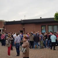 Aglomerație la vot la Dusseldorf/FOTO: NWR