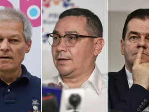 Foștii premieri Dacian Cioloș, Victor Ponta și Ludovic Orban. Sursa colaj foto: Inquam Photos