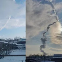 Explozie puternică în apropiere de baza militară Engels din Rusia la 730 km sud-est de Moscova - FOTO: Twitter/Militarylandnet