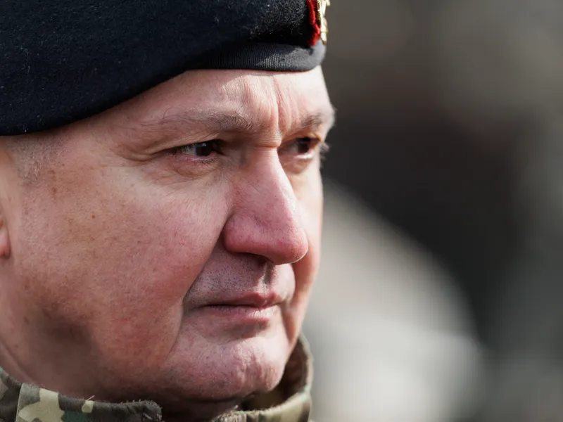 Generalul Vlad Gheorghiţă, în Poligonul Smârdan, la Steadfast Dart 25 - Foto: INQUAM PHOTOS/Bogdan Buda