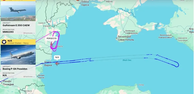 Constanța, nod de comandă aeriană pentru NATO - Foto: ItaMilRadar