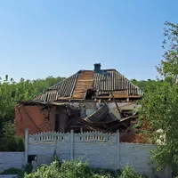 casa lovită de ruși - FOTO: Newsweek
