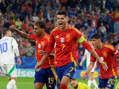 Spania câștigă Grupa B și se califică în optimi la EURO 2024 după victoria cu 1-0 în fața Italiei - Foto: Profimedia images