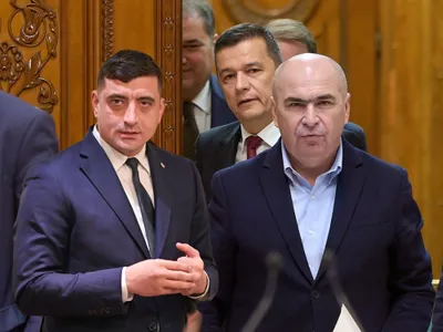 George Simion, Sorin Grindeanu și Ilie Bolojan - Foto: Profimedia images