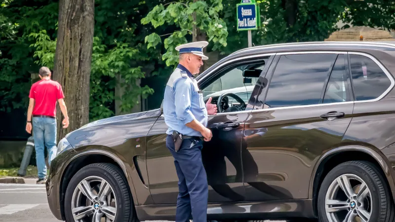 Foto: Copilul șofa atunci când a fost prins de poliție Sursa: Profimedia