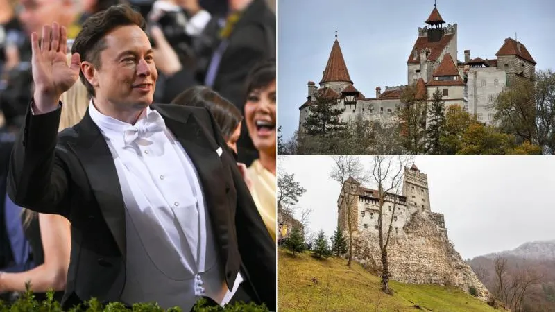 Elon Musk la Castelul Bran - FOTO: A1