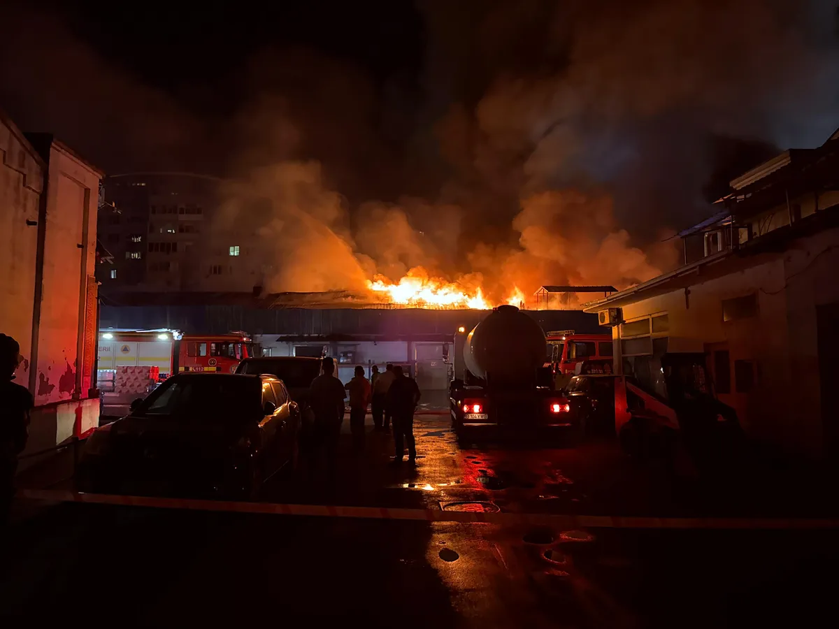 Incendiu în Pantelimon - Foto: ISU B-IF