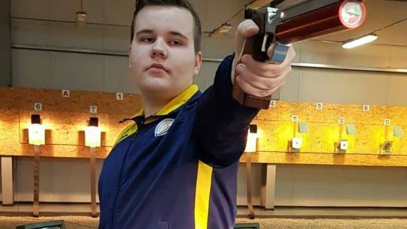 Luca Joldea, în top la Campionatul European de Tir: A cucerit o medalie în finala probei de pistol - Foto: CSM Arad