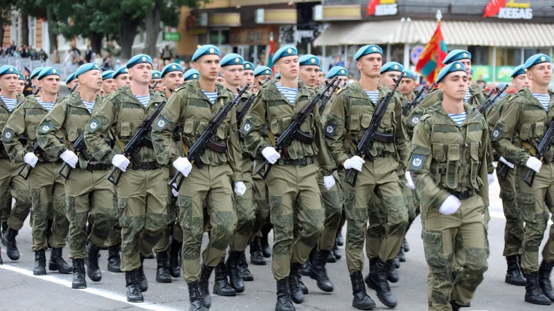 Militari transnistreni de „ziua independenței” republicii separatiste/foto: profimedia