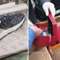 Haine contrafăcute confiscate pe aeroport Foto: Poliția de Frontieră