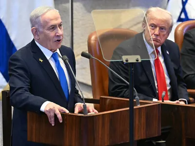 Benjamin Netanyahu și Donald Trump - Foto: Profimedia Images