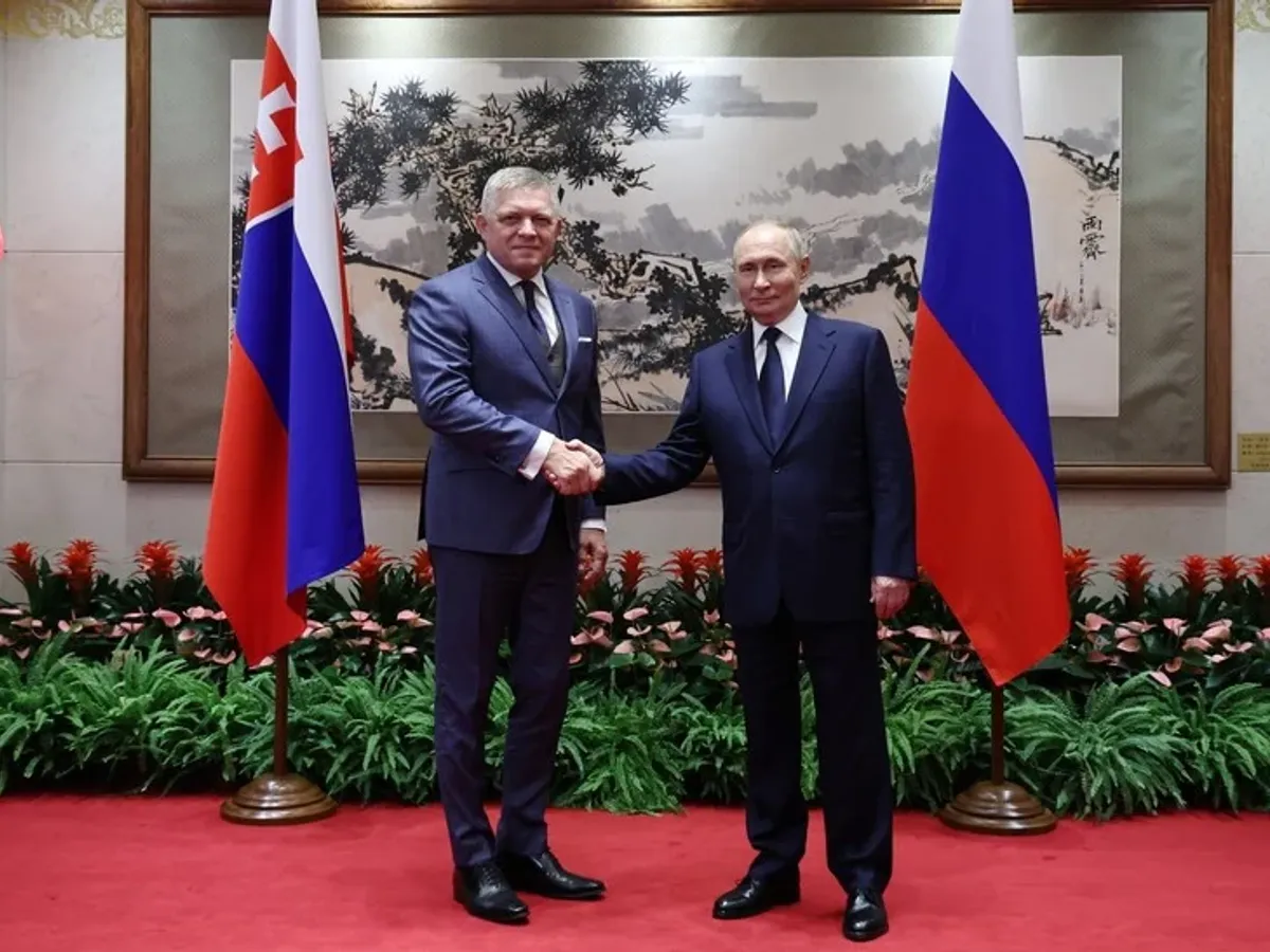 Putin și Robert Fico Foto: kremlin.ru