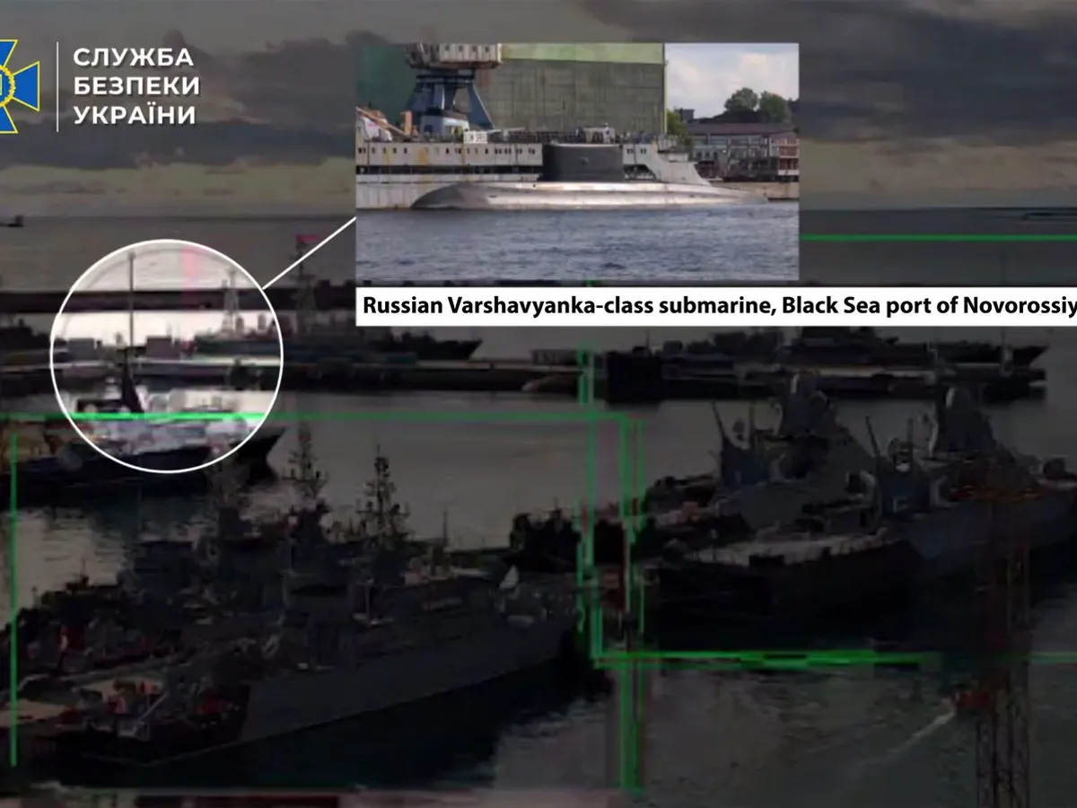 Atacul asupra submarinului din Novorossiisk - Foto: Profimedia Images