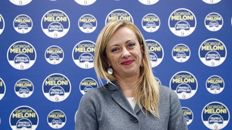 Meloni vine cu un discurs conservator, cu puternice acente anti-LGBT - Foto: Profimedia Images