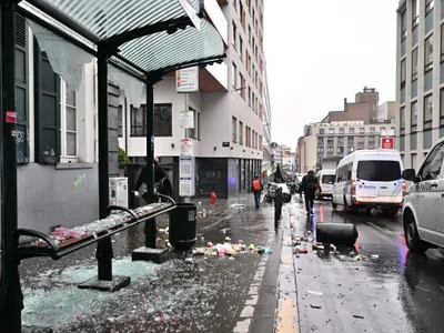 Proteste de amploare la Bruxelles. Poliția a folosit gaze lacrimogene. 140 de zboruri au fost anulate - Foto: Profimedia Images