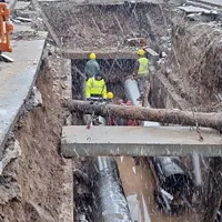 Sute de blocuri încă sunt afectate de avarii la rețeaua de termoficare - Foto: Facebook/C.M. Termoenergetica București - cu rol ilustrativ