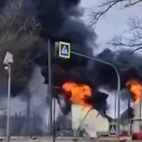3 regiuni din Rusia, asediate de dronele ucrainene. O uzină uriașă din Kursk, în flăcări - Foto: X/ @bayraktar_1love