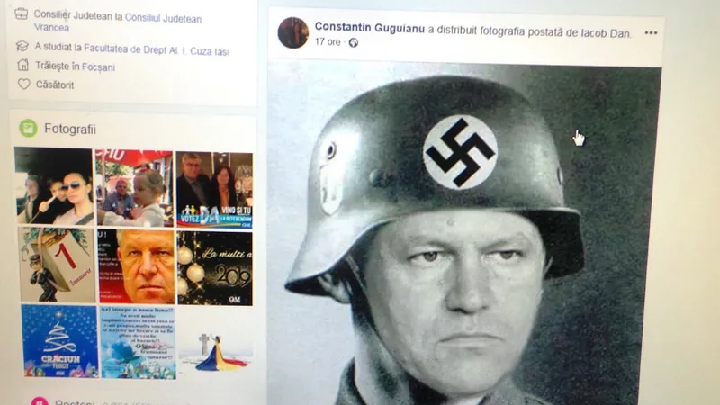 Postarea lui Guguianu, care a dispărut acum de pe Facebook.