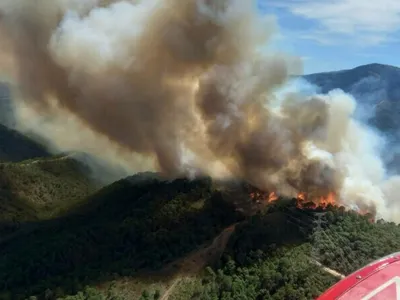 Incendiu de vegetație devastator, în sudul Spaniei. Un oraș a fost evacuat. / Foto: stirileprotv.ro