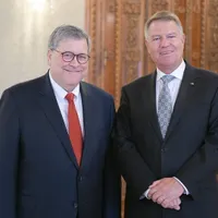 William Barr și Klaus Iohannis/FOTO: justice.gov