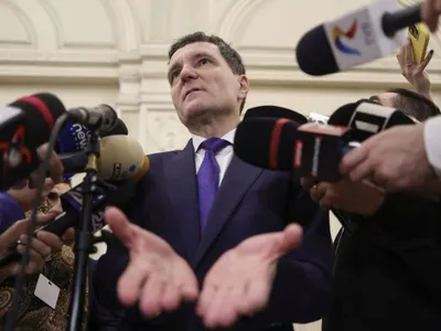 Preşedintele Nicuşor Dan, la plenul reunit al Parlamentului - Foto: INQUAM PHOTOS/Octav Ganea