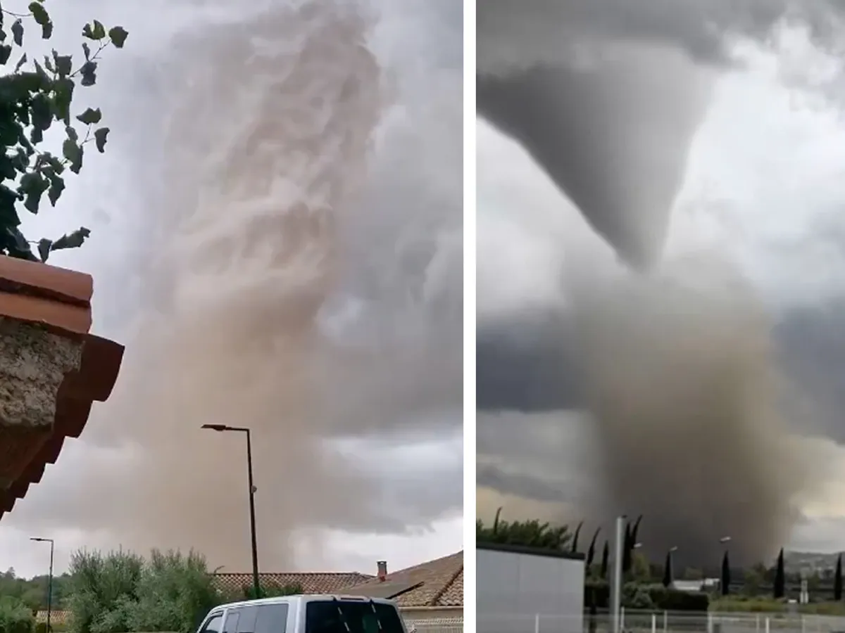 Tornadă în Franța - Foto: X/@VigipreventionM