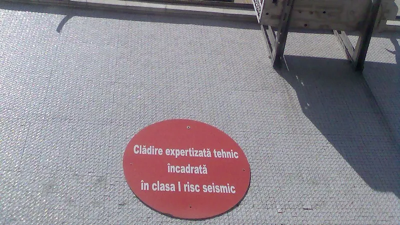 Imobilul cu risc seismic din str. Batişte, nr. 5 - Foto: Florin Budescu
