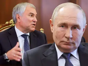 Volodin, mâna dreapta a lui Putin amenință Europa: "NATO deschide poarta războiului cu Rusia" - Foto: Profimedia images