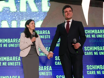 Mirabela Grădinaru și Nicușor Dan - Foto: INQUAM  PHOTOS / Octav Ganea