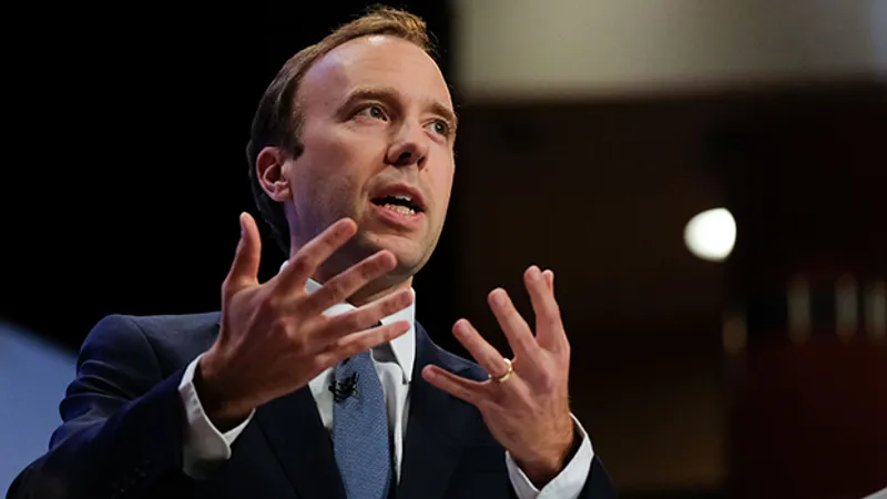 Ministrul britanic al sănătăţii Matt Hancock/FOTO: Getty