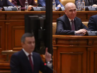 Sorin Grindeanu și Ilie Bolojan au avut nenumărate contre pe tema bugetului Foto: INQUAM Photos/ George Călin