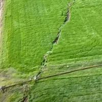 Falia lăsată în urmă de cutremurul din Turcia - Foto: Youtube/Captură Video