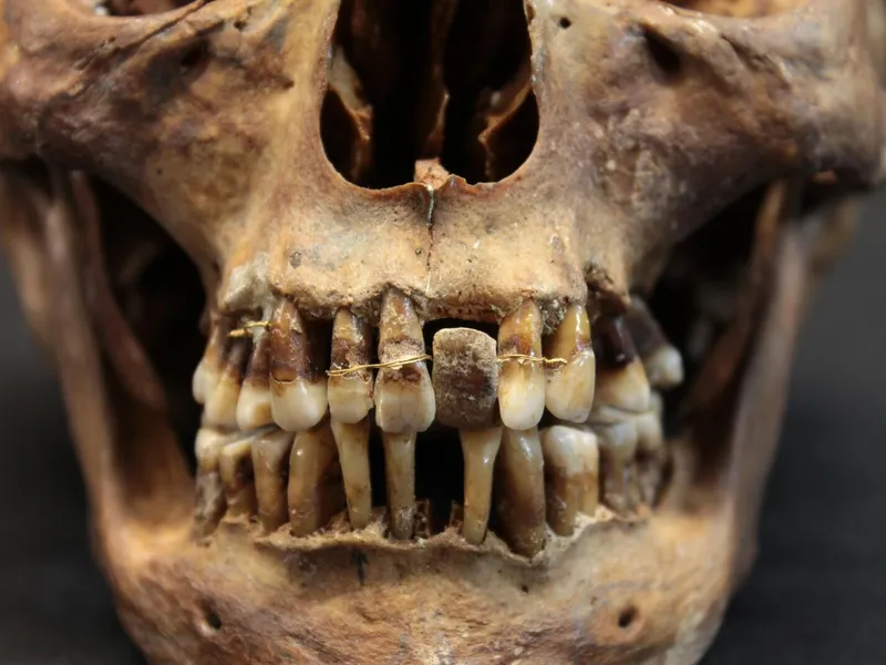 Lucrarea dentară a Annei d'Alegre/Foto: archeology news