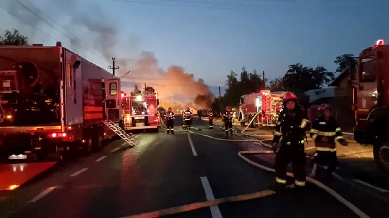 Ce salariu de mizerie iau pompierii răniți în explozia din Crevedia - Foto: Arhiva