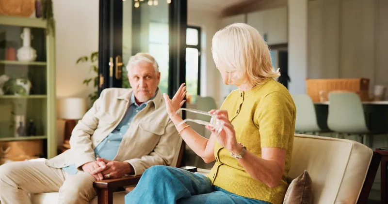 Pensionari la pensie, &icirc;n casă - Foto: Freepik