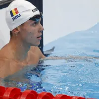 David Popovici şi Robert Glinţă, în finalele olimpice de 200 m liber, respectiv 100 m spate /Digi24