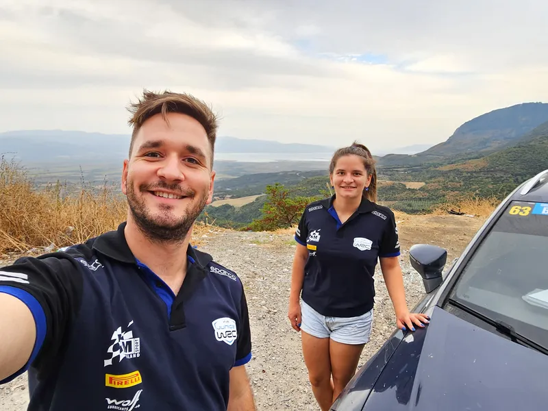 Doi români, frații Maior, au câștigat Raliul Acropolis și sunt VICECAMPIONI mondiali Junior WRC - Foto: Facebook/Norbert Maior